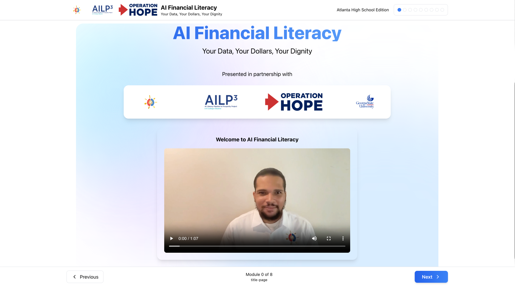 AI Financial Literacy Workshop